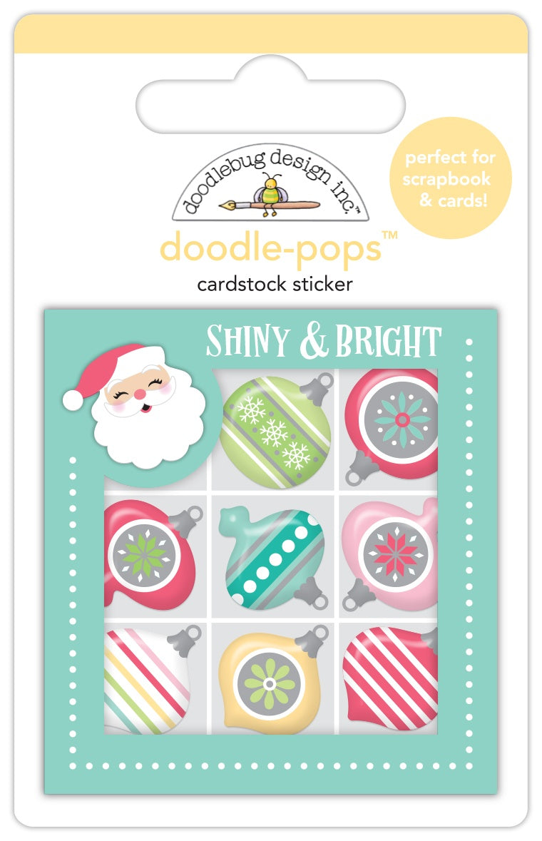 Doodlebug Doodle-Pops DECK THE HALLS 3D Stickers