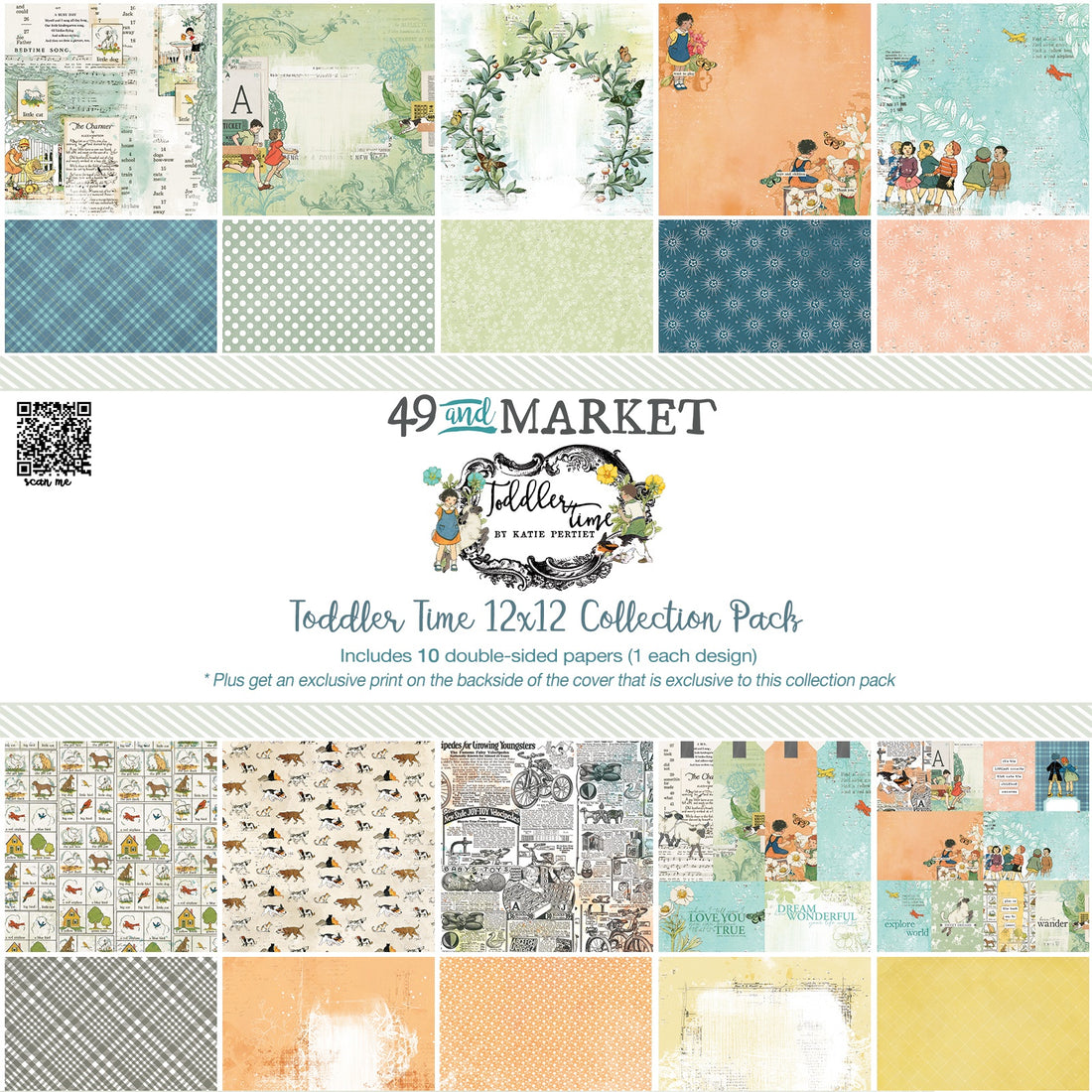 49 and Market TODDLER TIME 12X12 Collection Pack