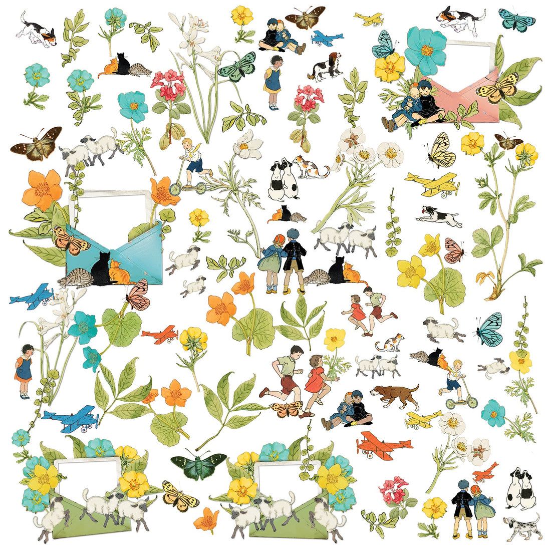 49 and Market TODDLER TIME Laser Cuts Icons