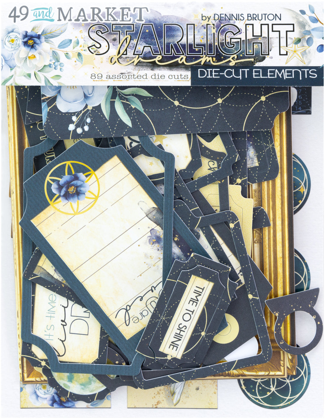 49 and Market STARLIGHT DREAMS Die Cut Elements 89pc