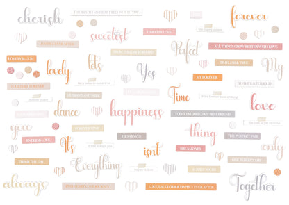 49 and Market ONE PERFECT DAY Chipboard Words