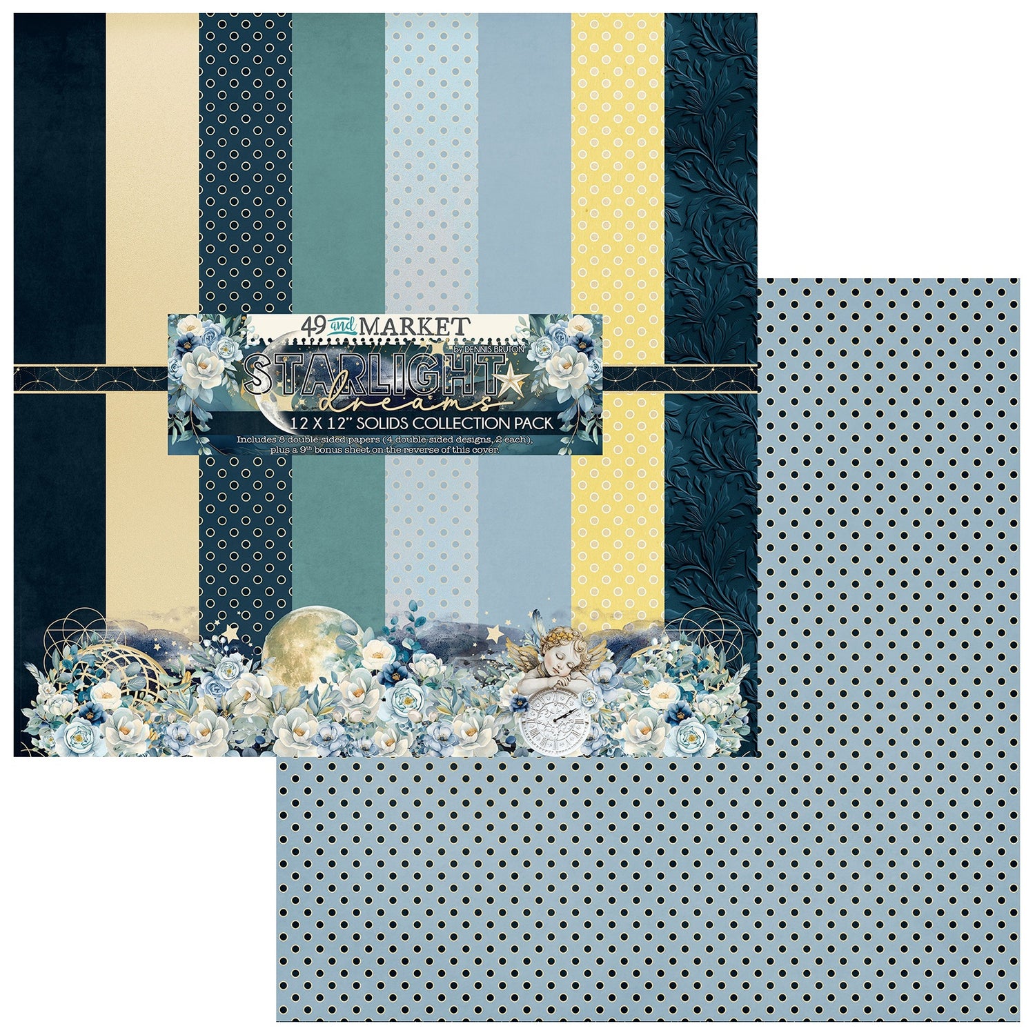 49 and Market STARLIGHT DREAMS 12X12 Solids Collection Pack