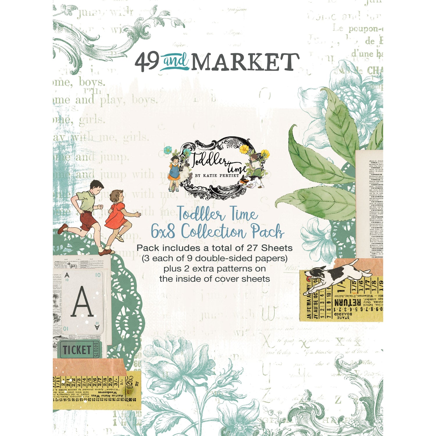 49 and Market TODDLER TIME 6”X8” Collection Paper Pack