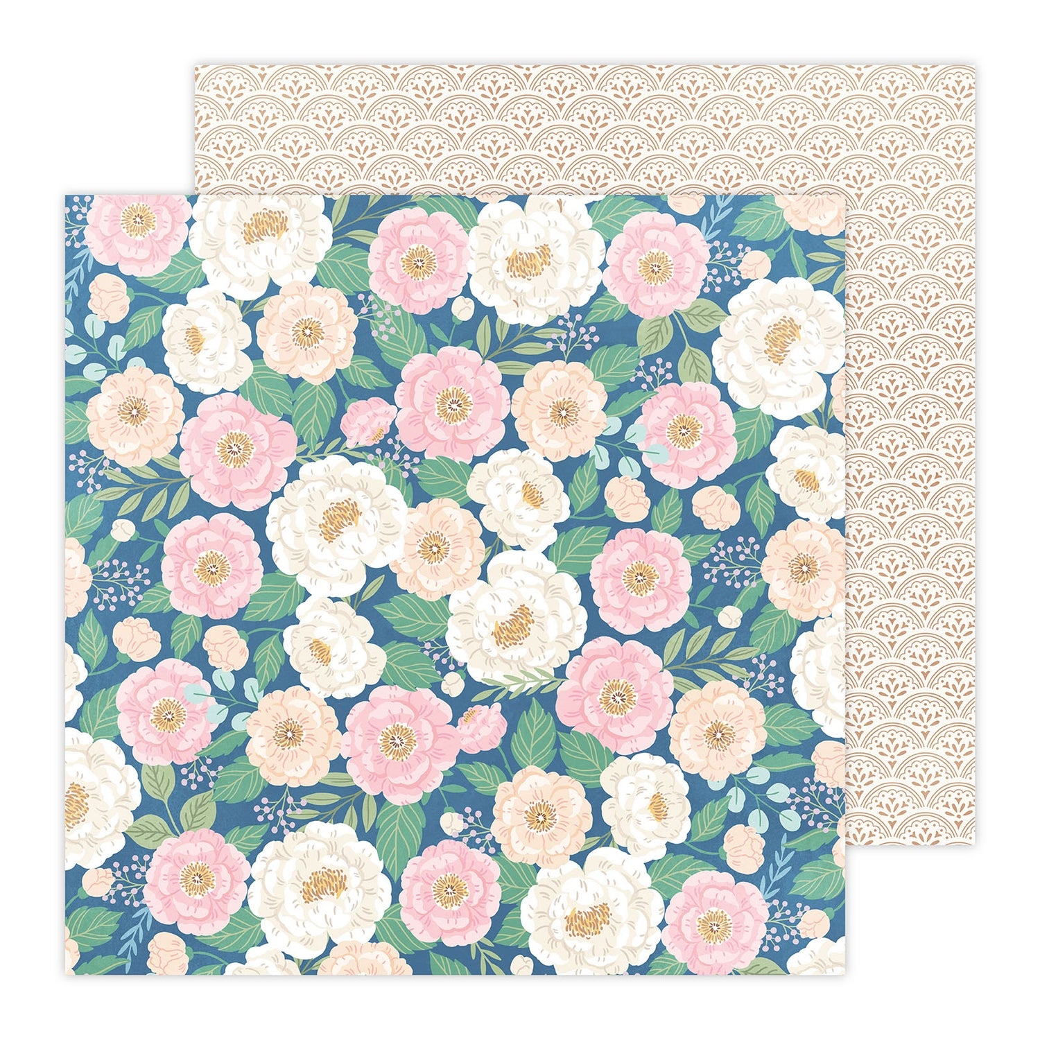 Bea Valint SMILES FOR MILES 12”X12” Scrapbook Paper