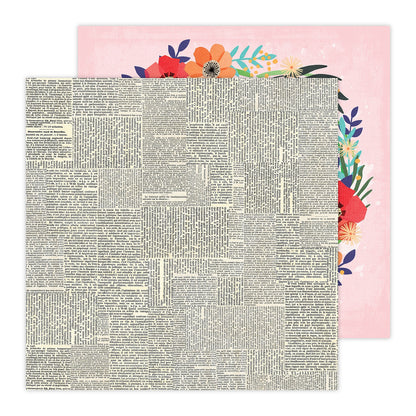49 and Market Vicki Boutin CUT &amp; PASTE 9 12”X12” Scrapbook Paper