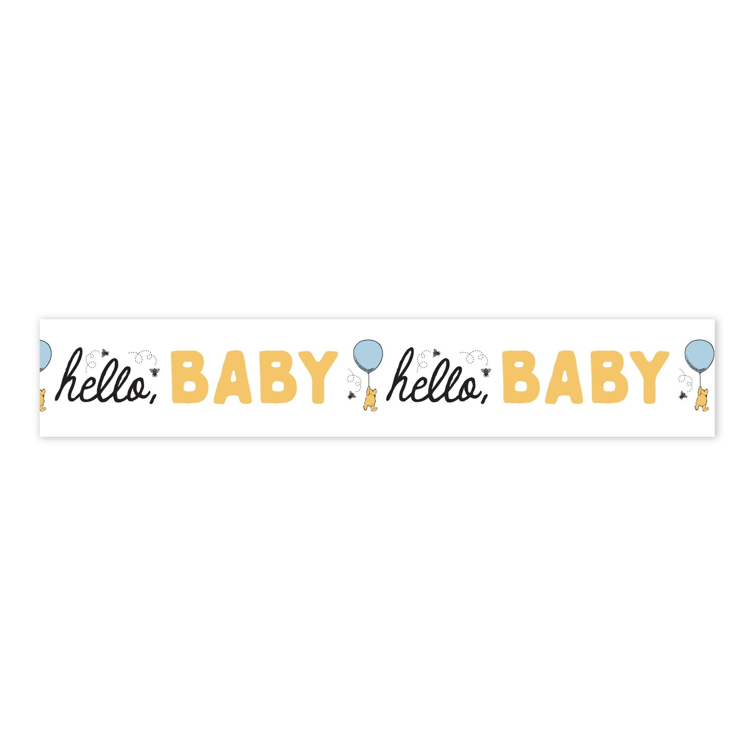 Echo Park Winnie The Pooh Baby HELLO BABY BALLOON Washi Tape