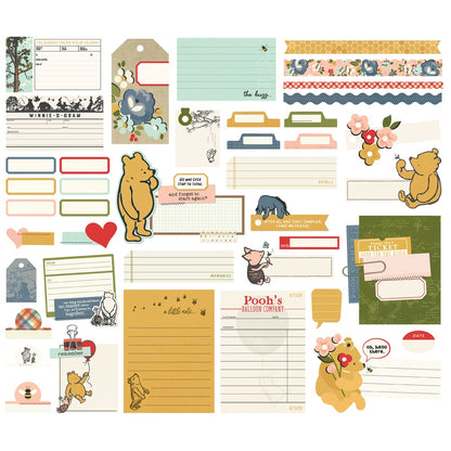 Simple Stories SAY CHEESE CLASSIC POOH Journal Bits 41pc