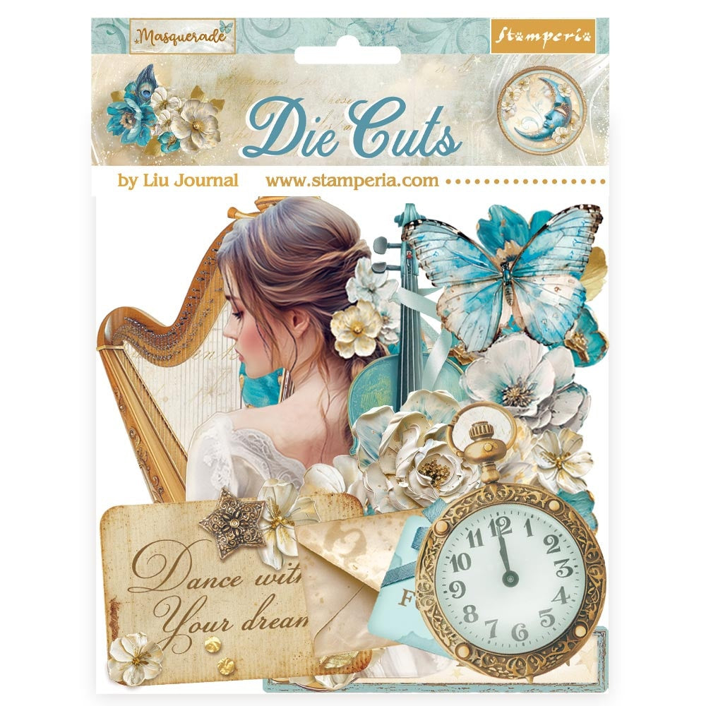 Stamperia MASQUERADE Chipboard Die Cuts