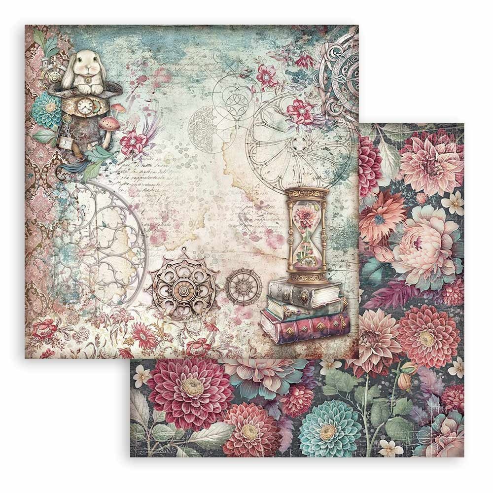 Stamperia Master Of Magic HOURGLASS 12"X12" Scrapbook Paper