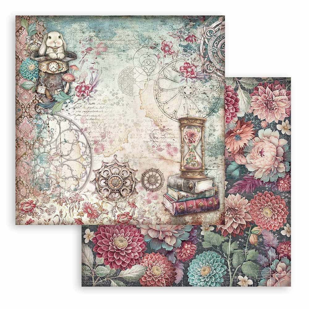 Stamperia Master Of Magic HOURGLASS 12&quot;X12&quot; Scrapbook Paper