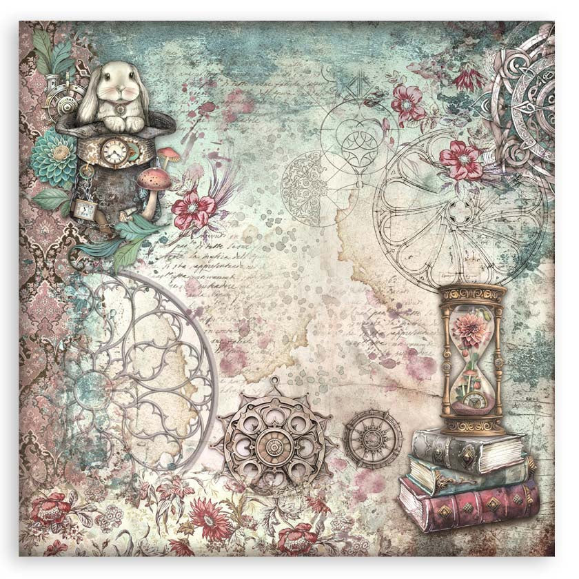 Stamperia Master Of Magic HOURGLASS 12&quot;X12&quot; Scrapbook Paper