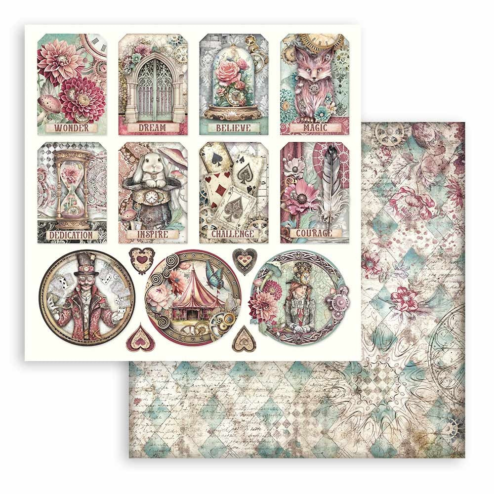Stamperia Master Of Magic TAGS 12&quot;X12&quot; Scrapbook Paper