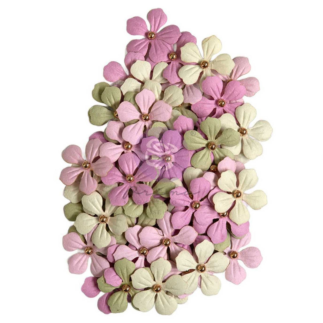 Prima SERENE PETALS FLOWERS Pastel Whisper 60pc