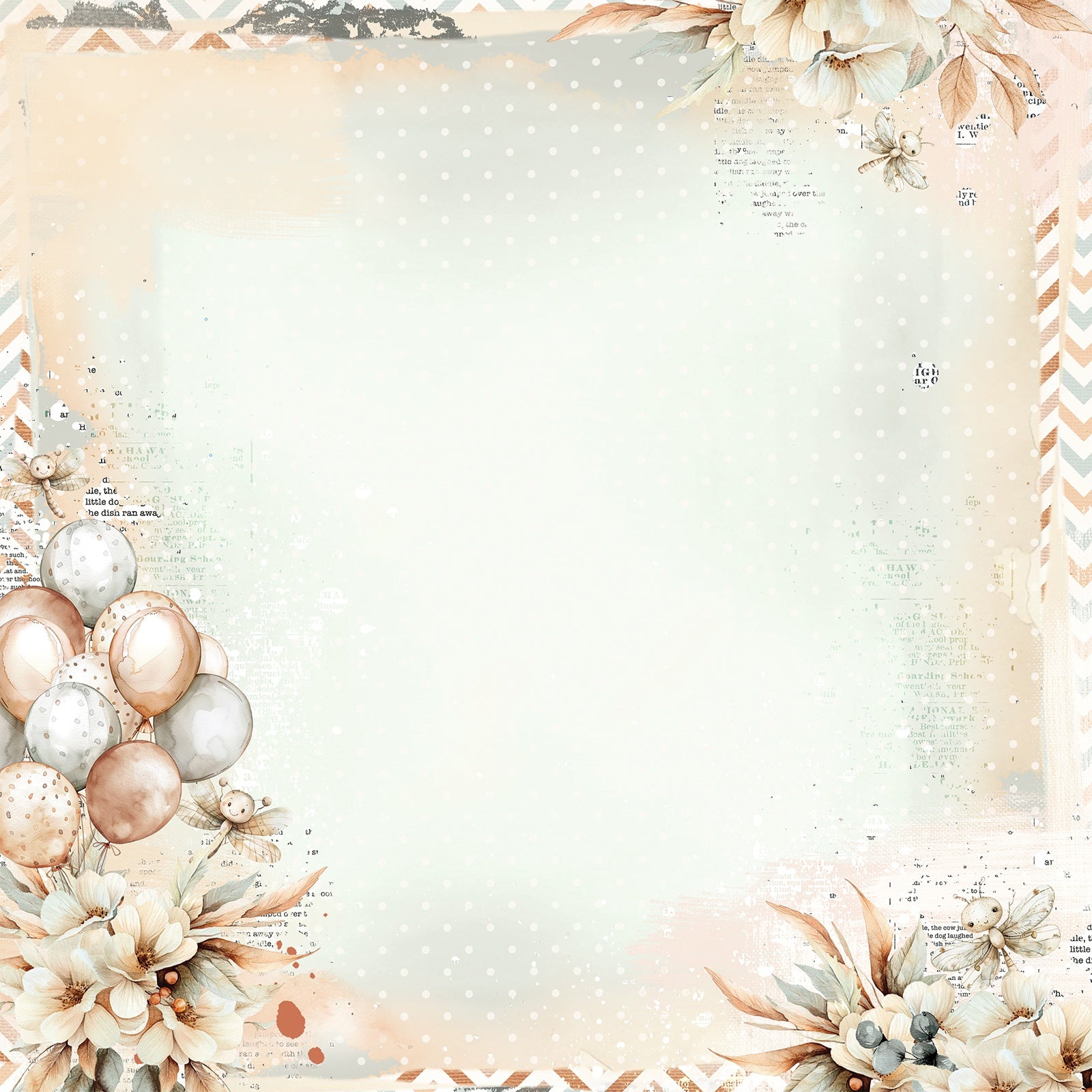 49 and Market LITTLE DREAMERS 12"X12" Scrapbook Paper