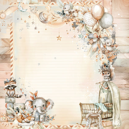 49 and Market LITTLE DREAMERS 12"X12" Scrapbook Paper