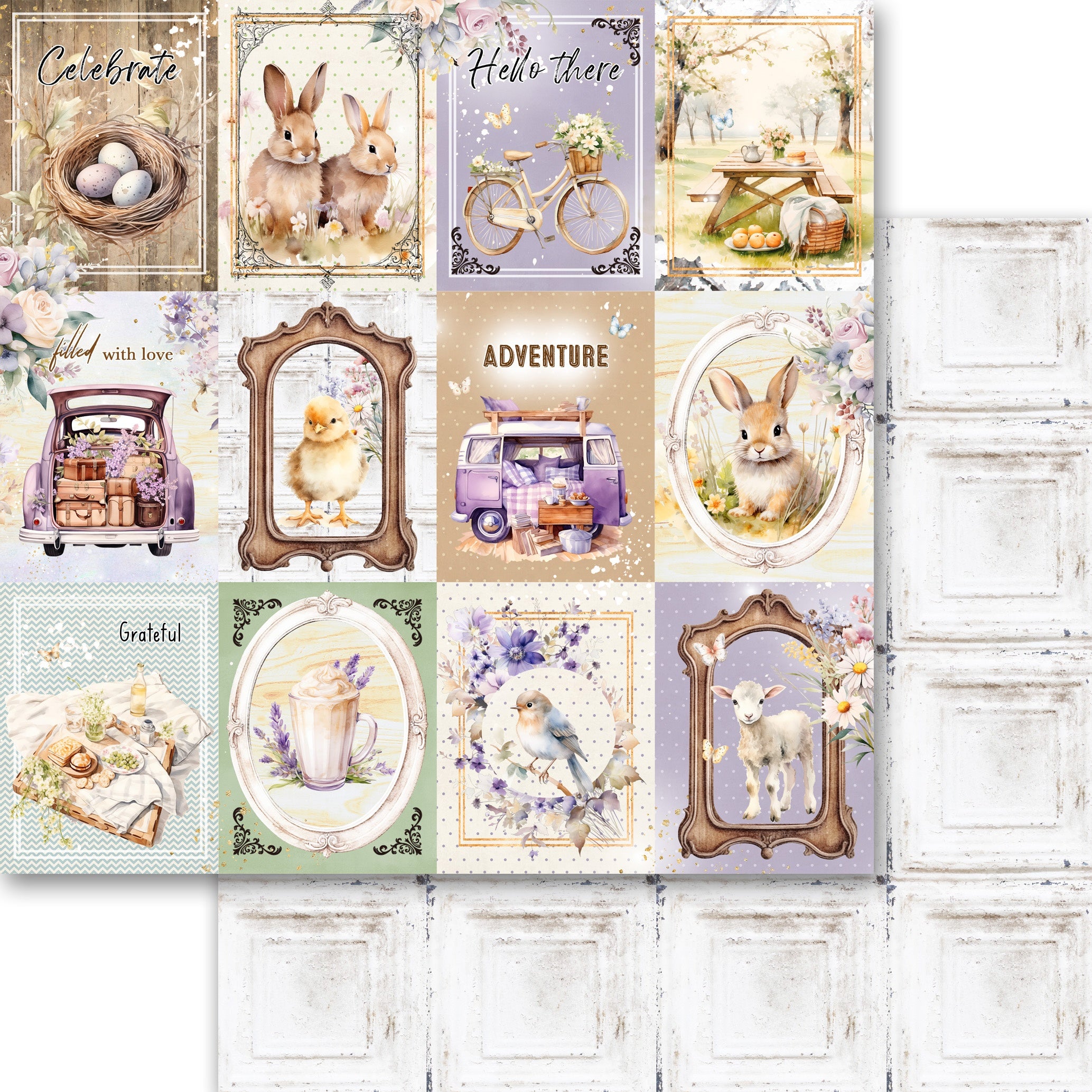 Memory Place LAVENDER LOVE 12”X12” Collection Paper Pack