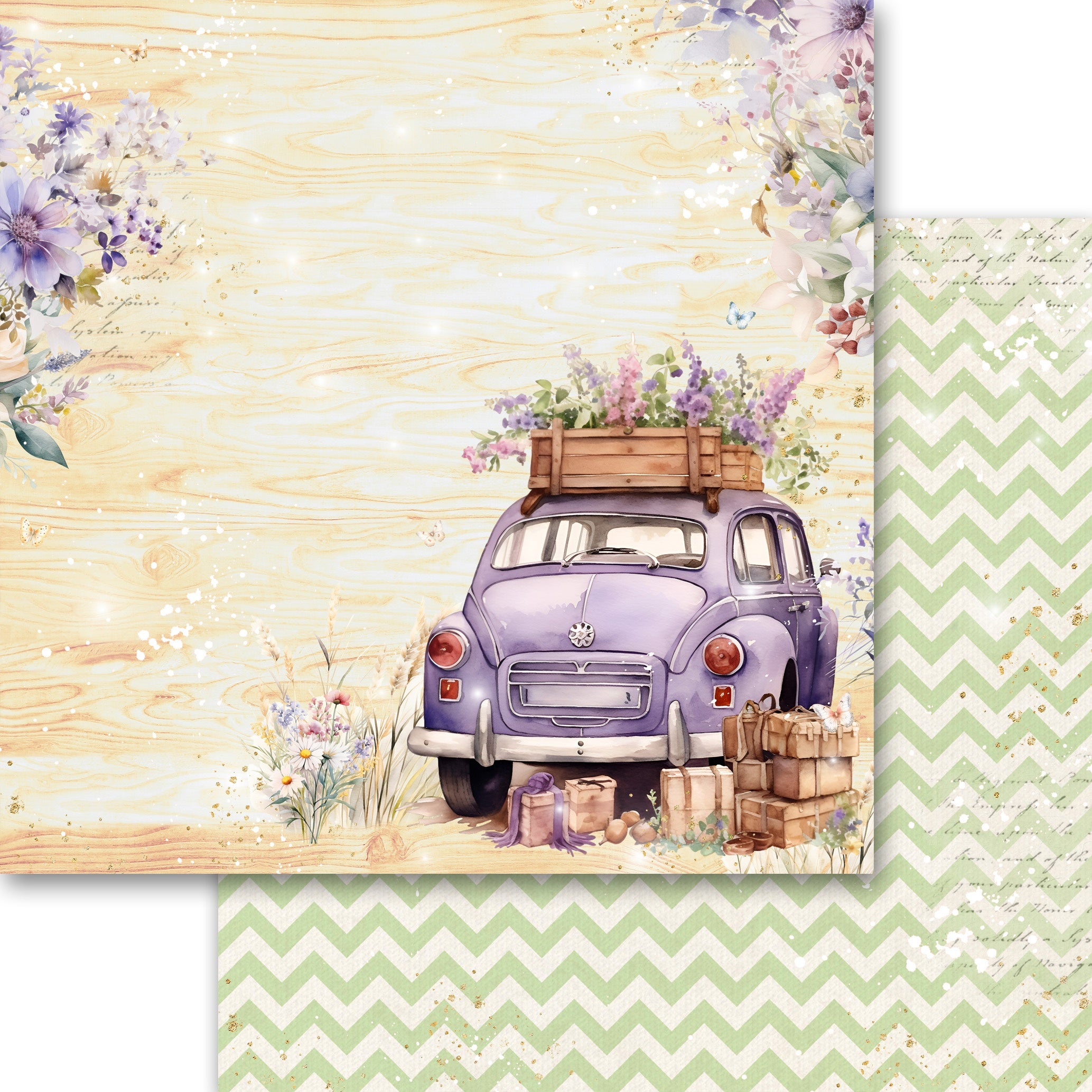 Memory Place LAVENDER LOVE 12”X12” Collection Paper Pack