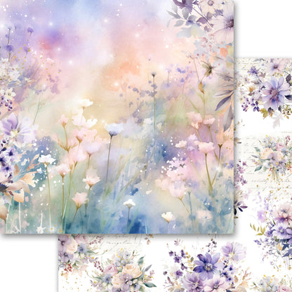 Memory Place LAVENDER LOVE 12”X12” Collection Paper Pack