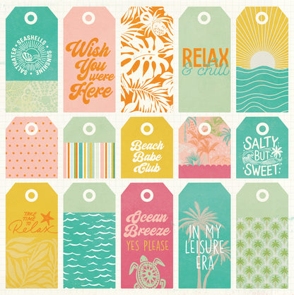 Photoplay SALT &amp; SEA 12”X12” Scrapbook Paper