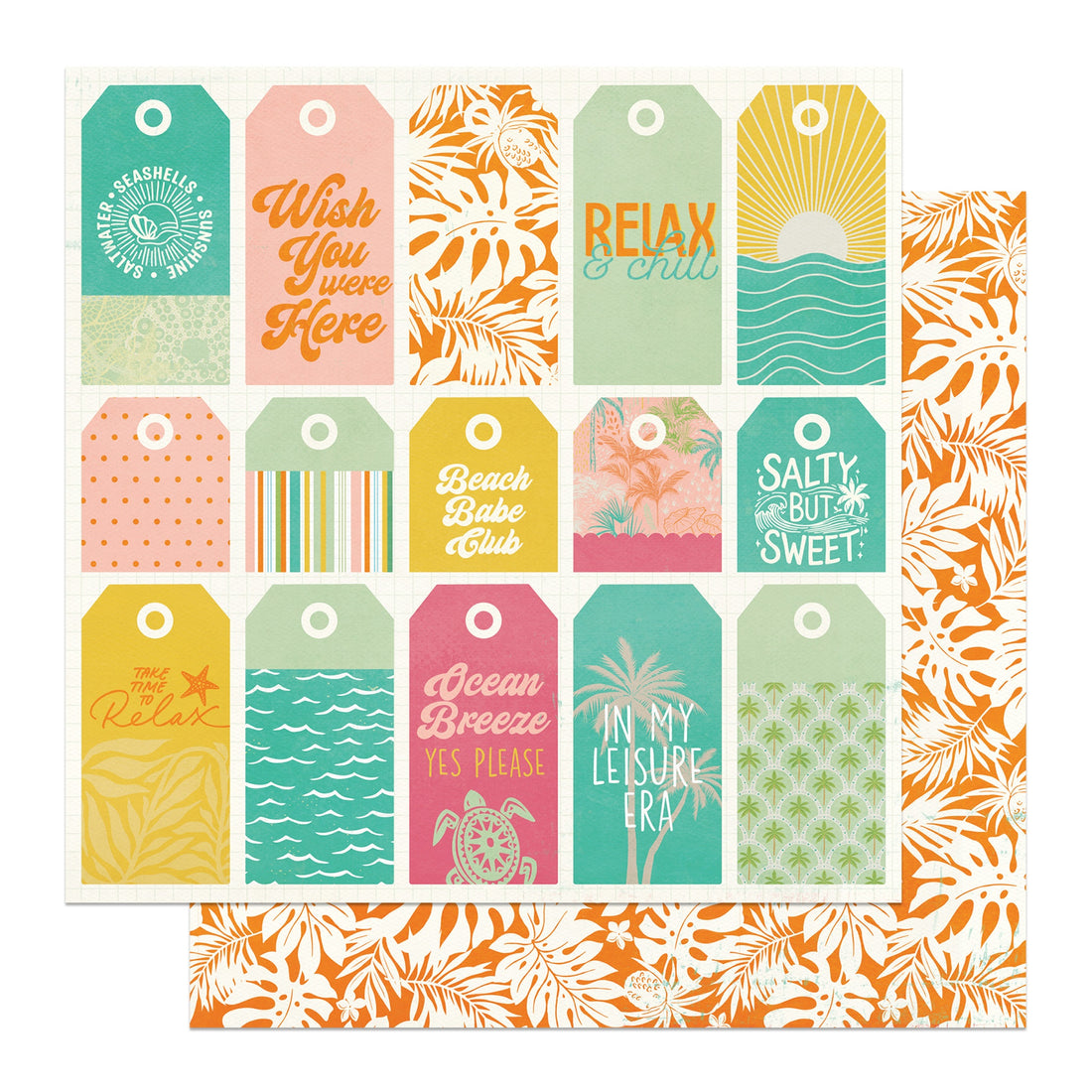 Photoplay SALT &amp; SEA 12”X12” Scrapbook Paper