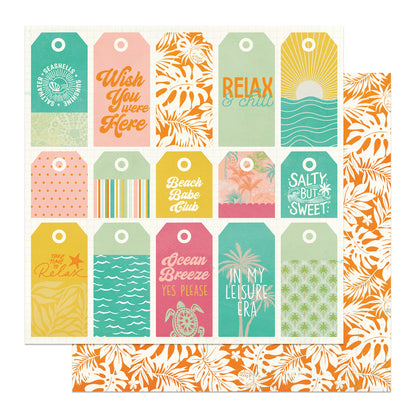 Photoplay SALT &amp; SEA 12”X12” Scrapbook Paper