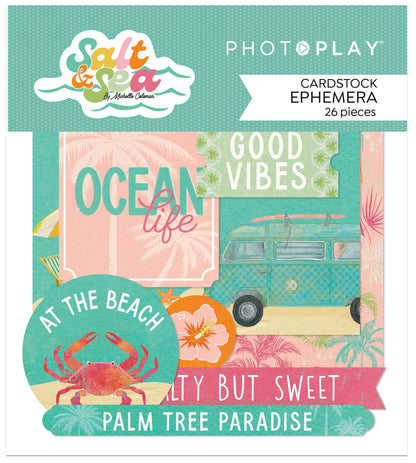 Photoplay SALT &amp; SEA Cardstock Ephemera 26pc