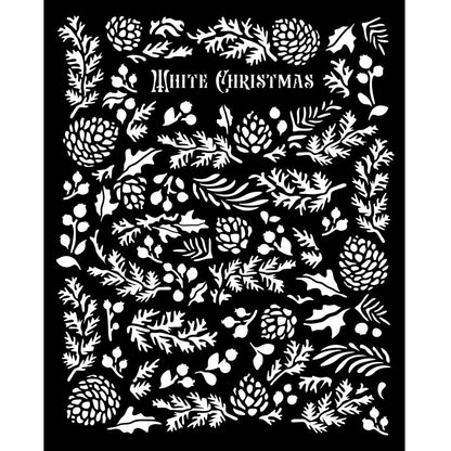 Stamperia The Owl’s House PINE CONES Mix Media Stencil