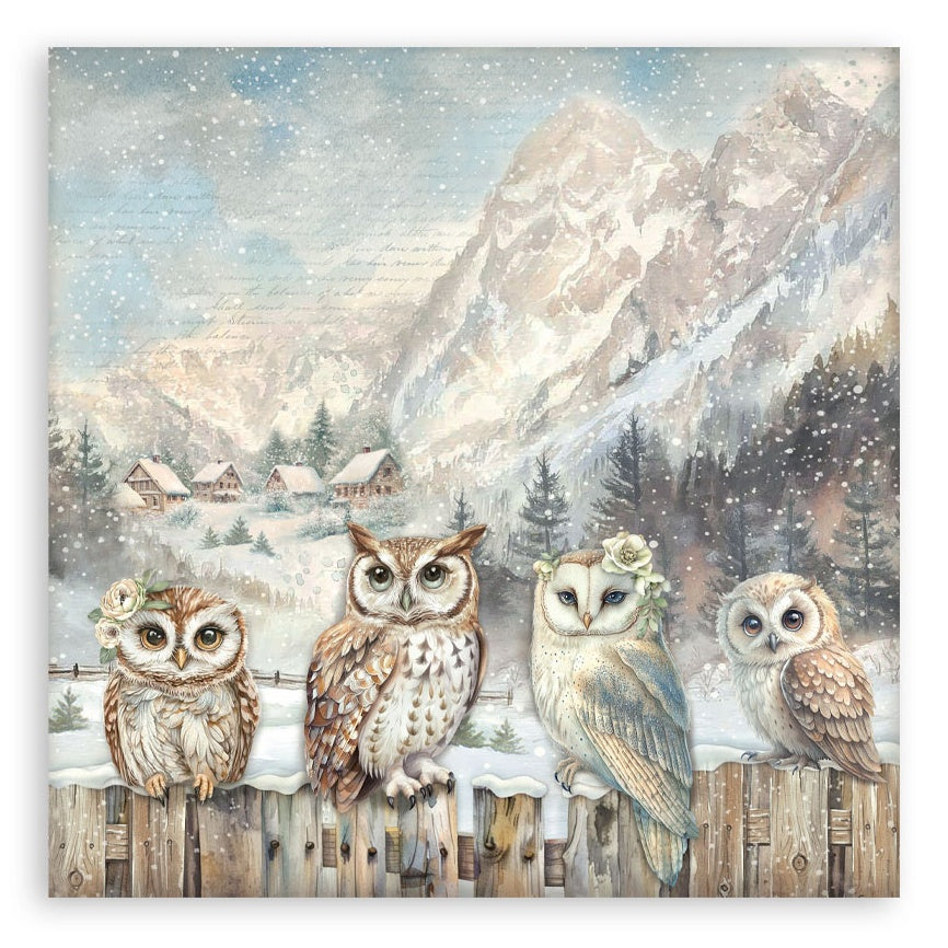 Stamperia THE OWL HOUSE MAXI PAD 12&quot;X12&quot; Scrapbook Paper Pack