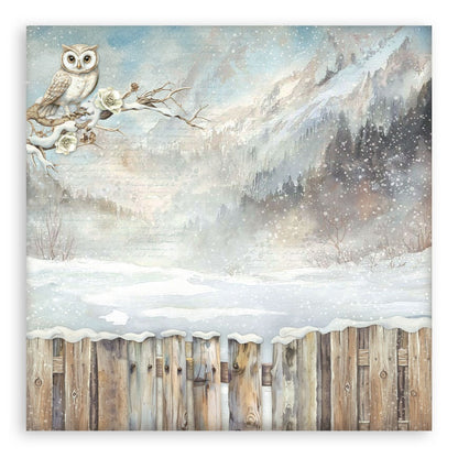Stamperia THE OWL HOUSE MAXI PAD 12&quot;X12&quot; Scrapbook Paper Pack
