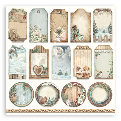 Stamperia THE OWL HOUSE MAXI PAD 12&quot;X12&quot; Scrapbook Paper Pack