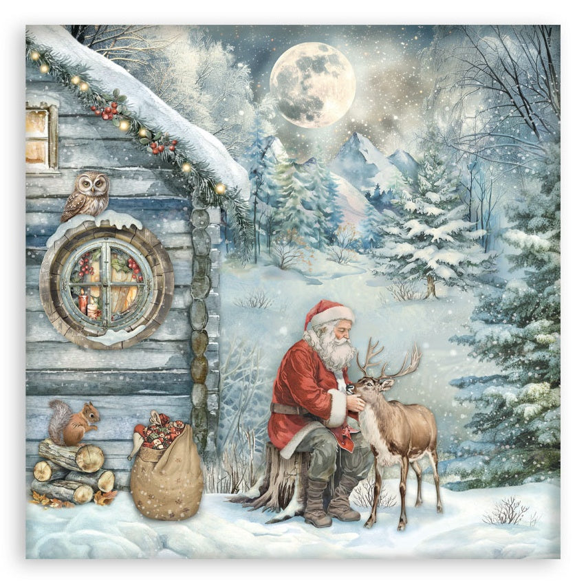 Stamperia THE OWL HOUSE MAXI PAD 12"X12" Scrapbook Paper Pack