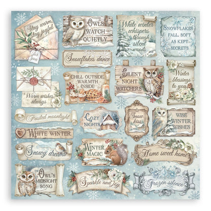 Stamperia THE OWL HOUSE MAXI PAD 12&quot;X12&quot; Scrapbook Paper Pack