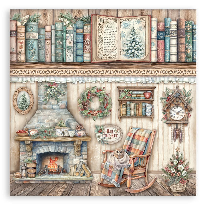 Stamperia THE OWL HOUSE MAXI PAD 12&quot;X12&quot; Scrapbook Paper Pack