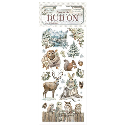 Stamperia THE OWL’S HOUSE RUB ON Rubon Sheet