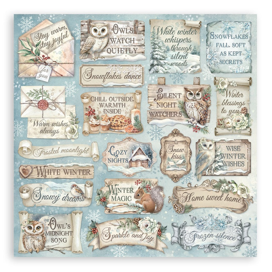 Stamperia THE OWL’S HOUSE 8&quot;X8&quot; Scrapbook Paper Pack
