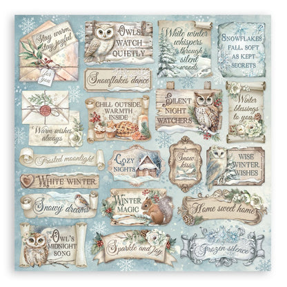 Stamperia THE OWL’S HOUSE 8&quot;X8&quot; Scrapbook Paper Pack