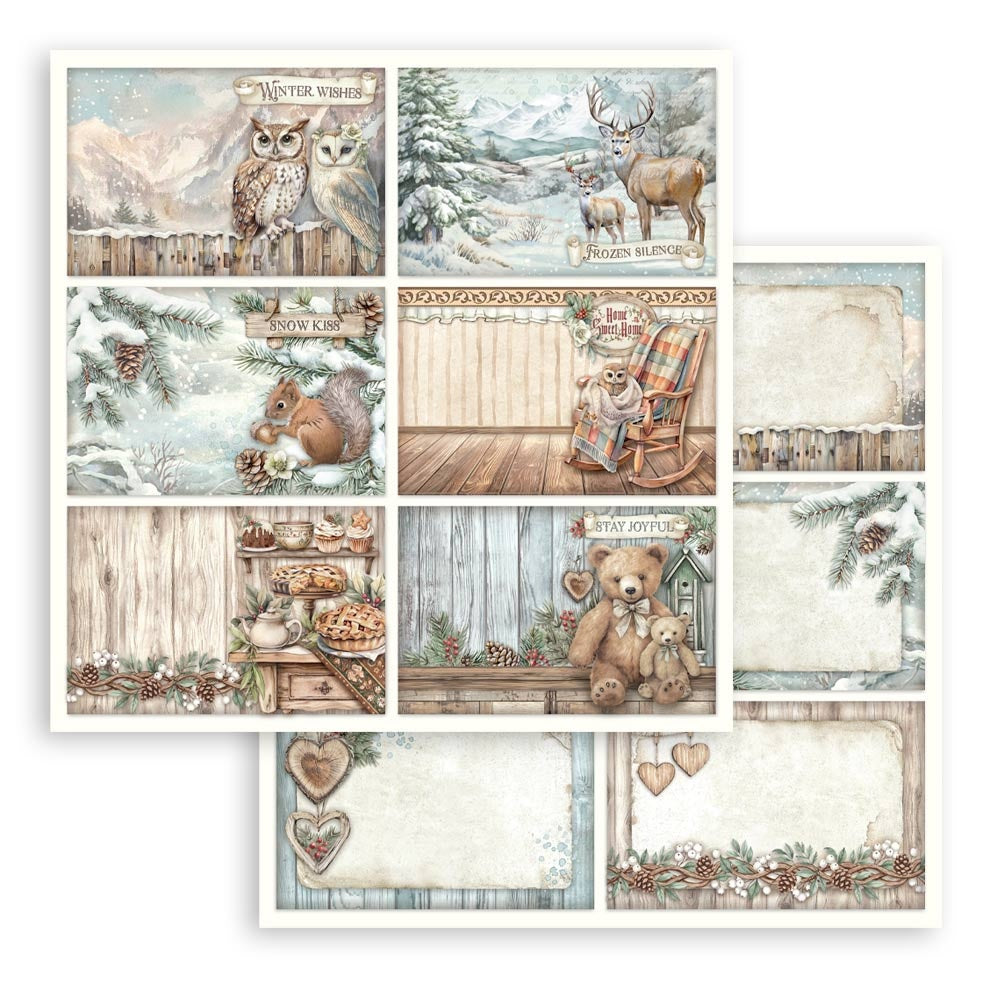 Stamperia THE OWL’S HOUSE 8&quot;X8&quot; Scrapbook Paper Pack