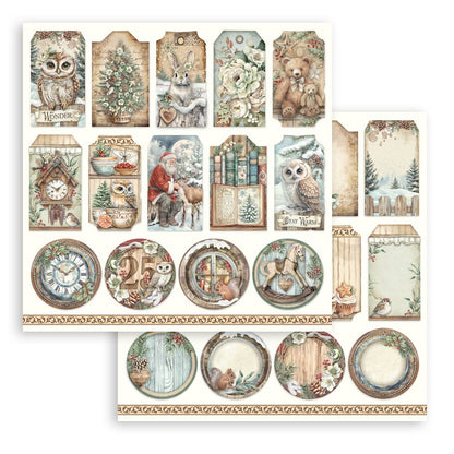 Stamperia THE OWL’S HOUSE 8&quot;X8&quot; Scrapbook Paper Pack