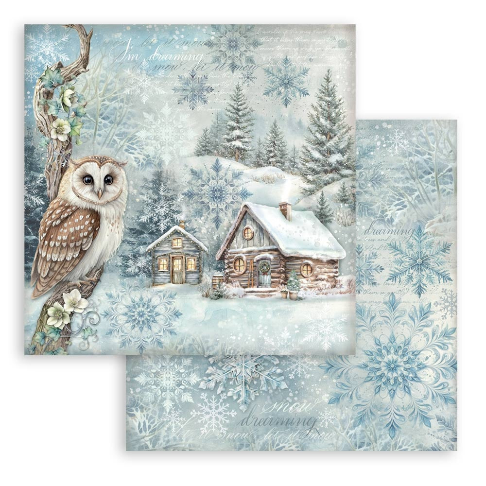 Stamperia THE OWL’S HOUSE 8&quot;X8&quot; Scrapbook Paper Pack