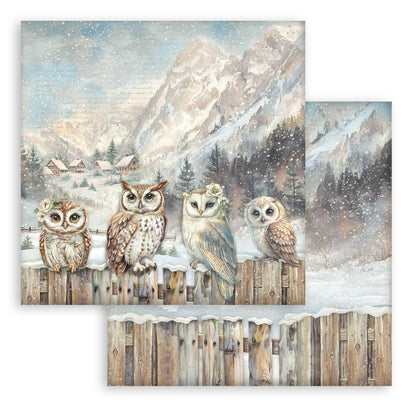 Stamperia THE OWL’S HOUSE 8&quot;X8&quot; Scrapbook Paper Pack