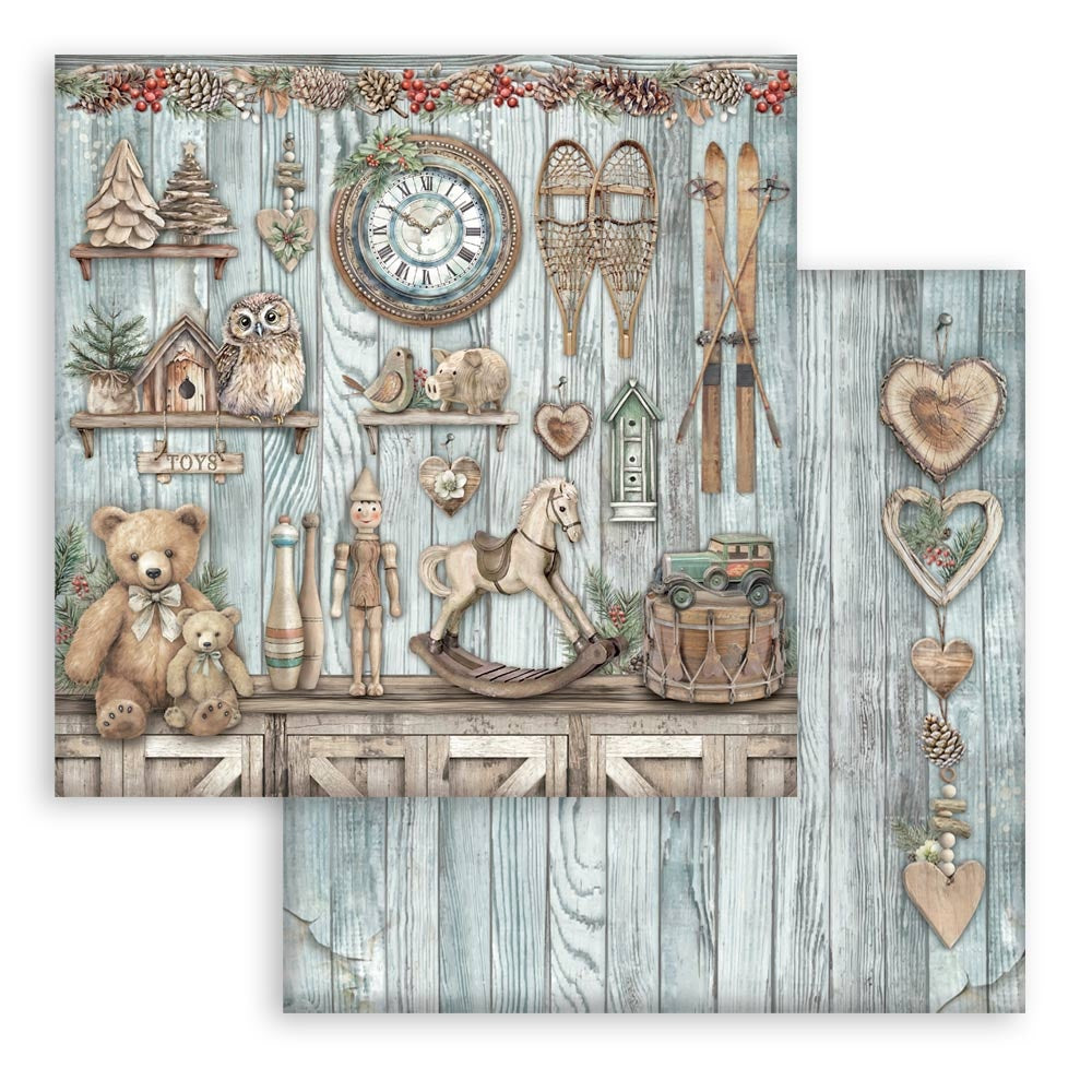 Stamperia THE OWL’S HOUSE 8&quot;X8&quot; Scrapbook Paper Pack