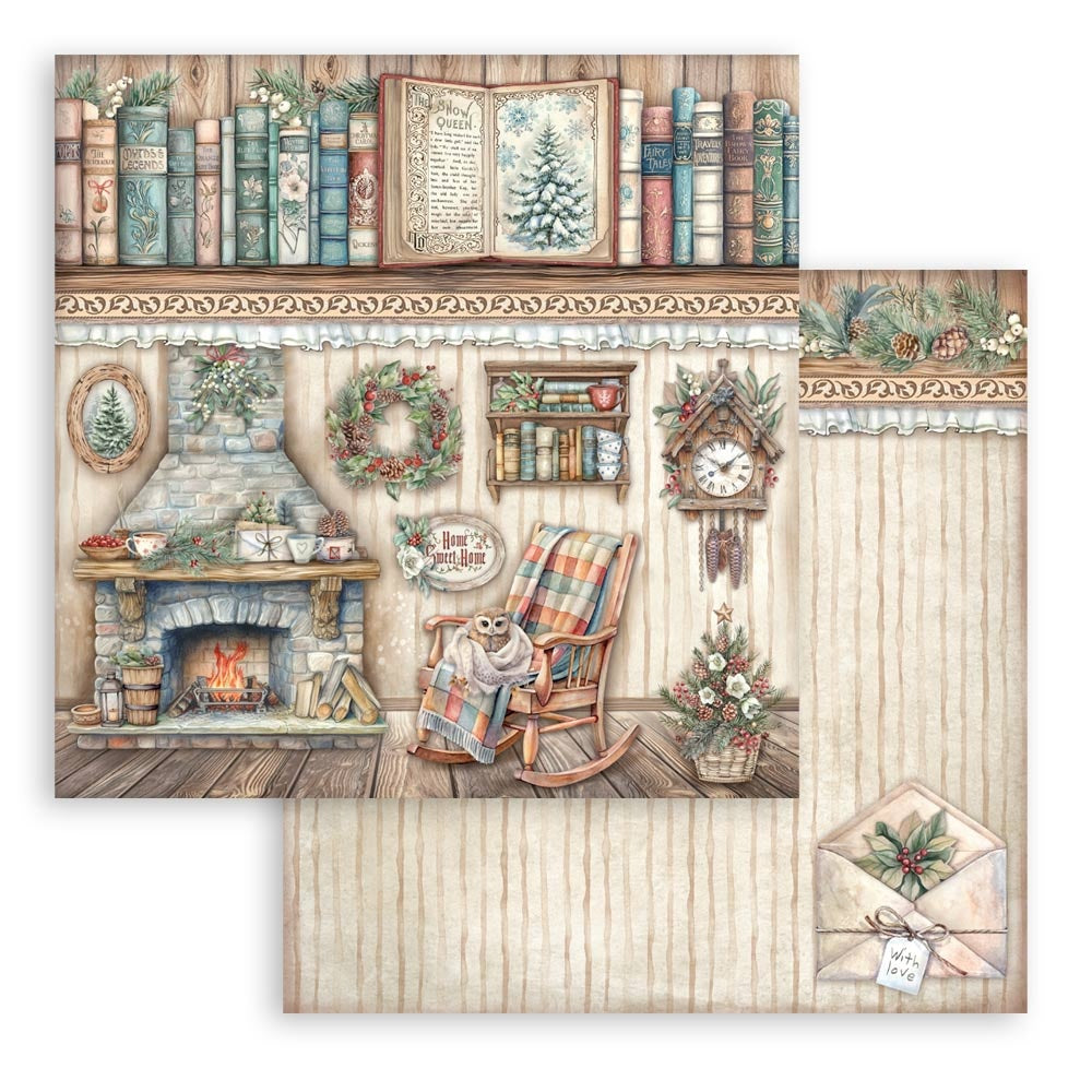 Stamperia THE OWL’S HOUSE 8&quot;X8&quot; Scrapbook Paper Pack