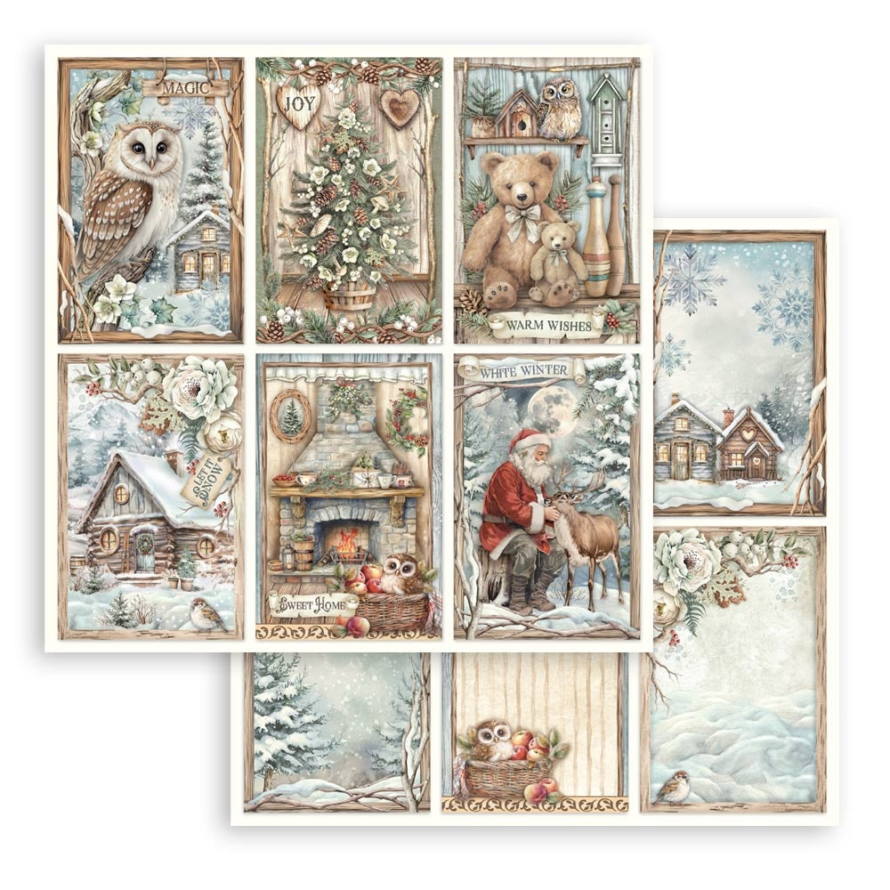 Stamperia THE OWL’S HOUSE 8&quot;X8&quot; Scrapbook Paper Pack