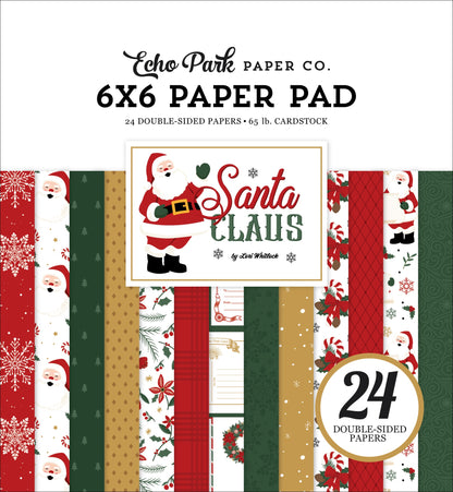Echo Park SANTA CLAUSE 6&quot;X6&quot; Paper Pad