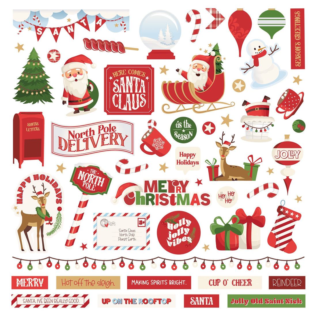 Photoplay ON THE ROOFTOP 12”X12” Element Stickers