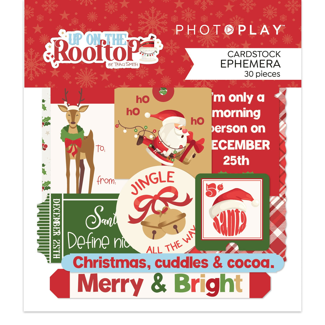 Photoplay ON THE ROOFTOP Cardstock Ephemera 30pc