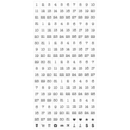 Simple Stories LIFE IN PHOTOS 12 Month Memory 12”X12” Calendar Kit