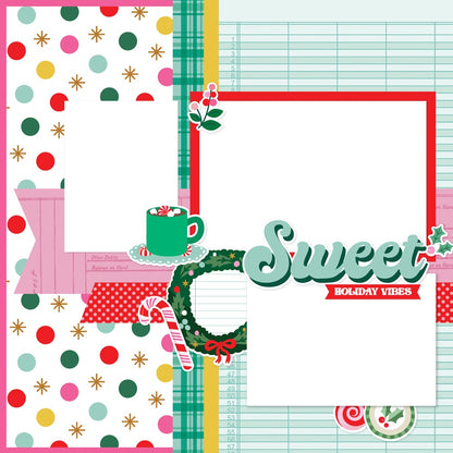 Simple Stories Simple Pages HARD CANDY CHRISTMAS Page Kit