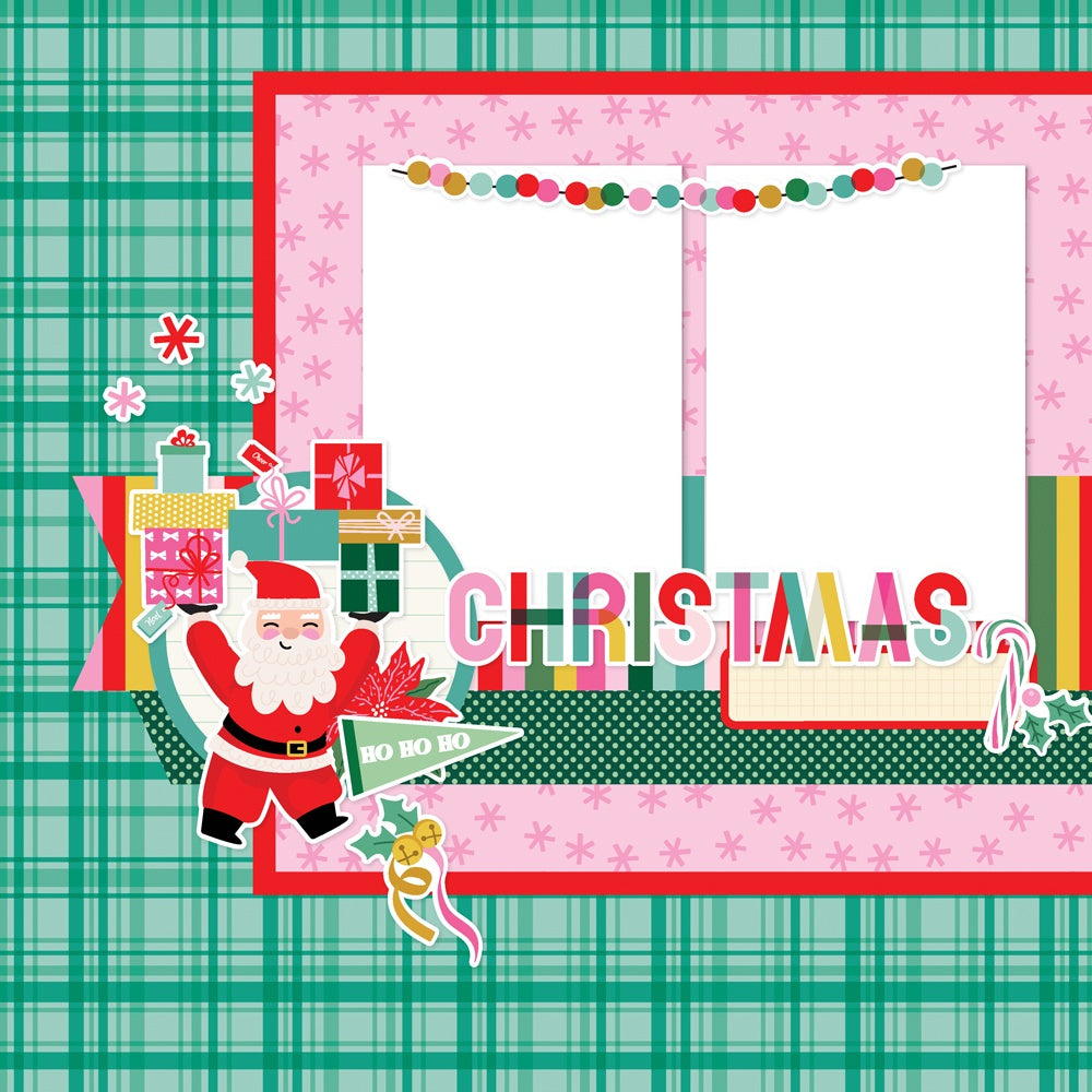 Simple Stories Simple Pages HARD CANDY CHRISTMAS Page Kit
