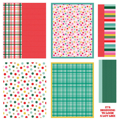 Simple Stories Simple Cards HARD CANDY CHRISTMAS Card Kit